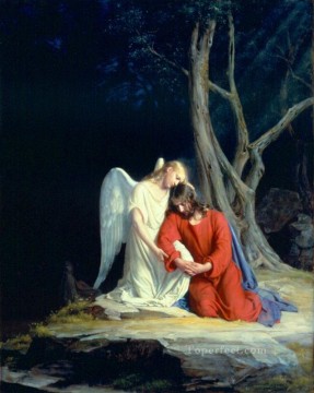 Cristo en la religión de Getsemaní Carl Heinrich Bloch Pinturas al óleo